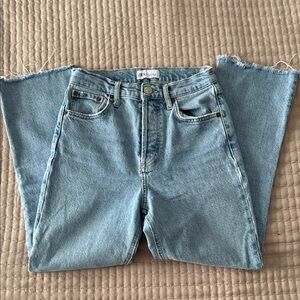 Zara Light Blue Ankle Jeans